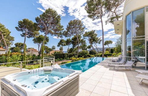 Antibes House | Luxueuse Villa Charleston - Vue mer, Sauna Hammam