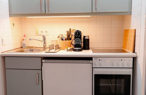 Doehren Apartment | Luxuriöses Messe Apartment an der Leineinsel in Hannover, Direkt am Wasser