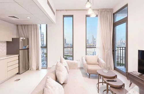 Dubai Production City Apartment | Luxurious 1BR Apt with Balcony in Production City