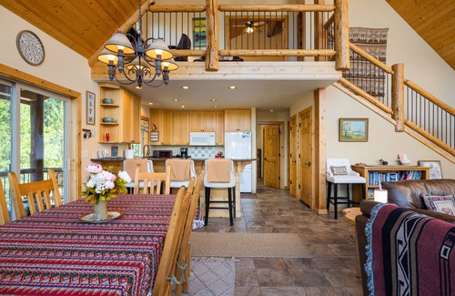 Crescent Ski Chalet | Luxurious Chalet Retreat: Breathtaking Views, Hot Tub, BBQ, and Fireside Comfort