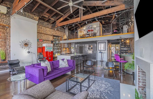 Historic District - North Condo | Luxurious Loft Overlooking River w/Rooftop Deck + Parking by Lucky Savannah