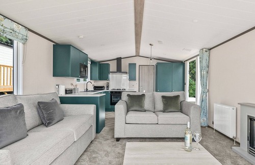 Narberth House | Luxurious modern caravan with one double with en suite W.