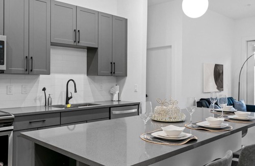 Five Points South Apartment | Luxury 2-Bedroom Condo with Private Parking