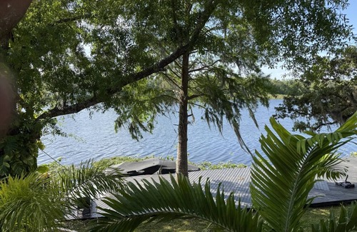 Bearss Plaza House | Luxury 5-Bedroom Waterfront Oasis w/Pool, Dock & Views