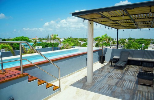 Luis Donaldo Colosio Apartment | Luxury Apartment 8 minutes walking distance to the beach with Oceanview Rooftop