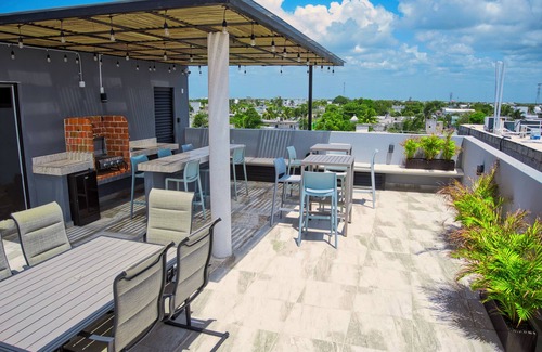 Luis Donaldo Colosio Apartment | Luxury Apartment 8 minutes walking distance to the beach with Oceanview Rooftop