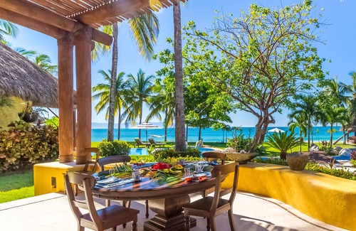 Punta de Mita Villa | LUXURY BEACHFRONT ESTATE 8 BD RANCHOS ESTATES FULLY STAFFED, RESORT ACCESS INCL