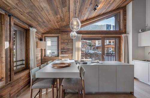 Megeve Apartment | Luxury Chalet in Megève with Wellness Center, Sauna, Gym, and Home Cinema