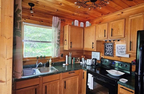 Clarkesville Ski Chalet | Luxury Chalet Near Helen Hot Tub, Fire Pit, Pool Table, Hammock & Creek