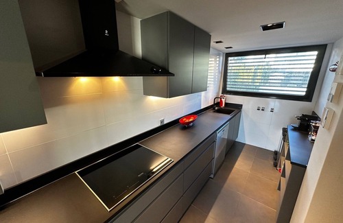 Cala Mandia Ski Chalet | Luxury chalet, new high-quality furnishings, fiberglass, pool, distant view, close to the beach