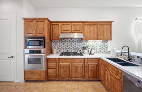 Desert Hot Springs House | Luxury Desert Pueblo! Heated Pool, Spa, Game Room, Koi Pond, Movie Screen