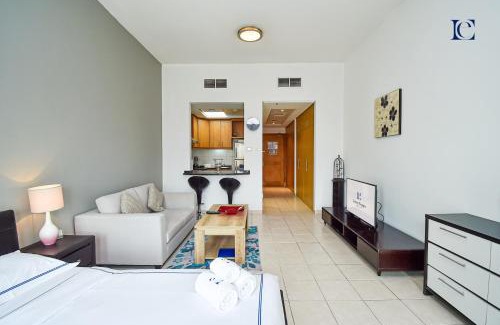 Discovery Gardens Apartment | Luxury Escapes - Tranquil Studio Near Furjan Metro - Relaxing Holiday Retreat