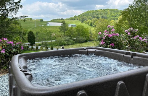 Banner Elk Cabin | Luxury Geodome, Winery view,Hot tub, Kingsize Bed