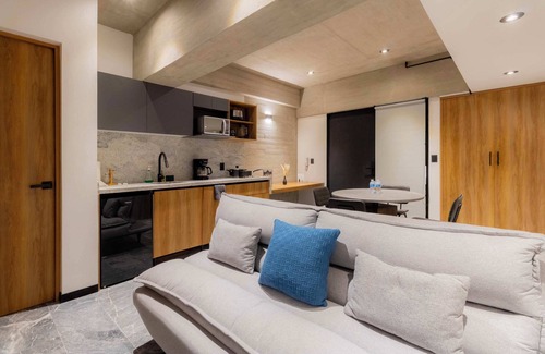 La Condesa Apartment | Luxury in Condesa: rooftop, jacuzzi, and spa