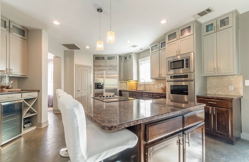 Paleface Park House | Luxury Lake Travis Waterfront River Retreat: Heated pool, yard, pool table
