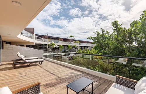 Playacar Beach Condo | Luxury, nature and Comfort 3-Bedroom Penthouse with pool and exclusive amenities