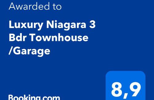 Niagara Falls Apartment | Luxury Niagara 3 Bdr Townhouse/Garage