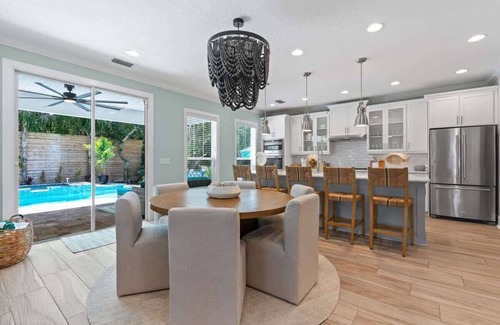 Vilano Beach House | Luxury Oasis Heated Pool, Game Rm, 3 Blks to Beach