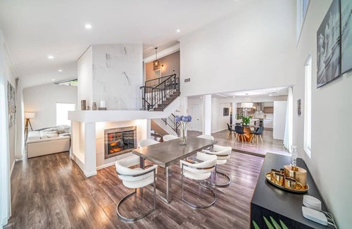 Woodland Hills House | Luxury Oasis: Heated Pool & Home Theater
