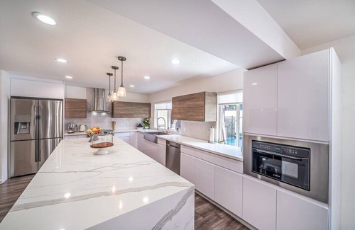 Woodland Hills House | Luxury Oasis: Heated Pool & Home Theater