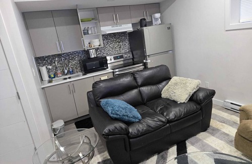 North Central Edmonton House | Luxury one bedroom basement suite in downtown of Edmonton Alberta.
