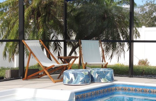 Diplomat House | Luxury Retreat with Game Room and Large HEATED Pool in Cape Coral!