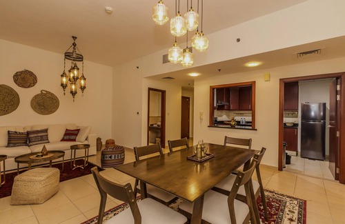 Al Sufouh 2 Apartment | Luxury Sea View Arabic Culture and Heritage 2 BHK Apartment