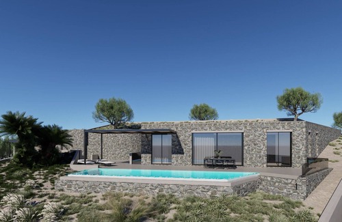 Agios Vasileios Villa | Luxury Smart Features Villa Fantasos with Mountain View in Neromai Residence