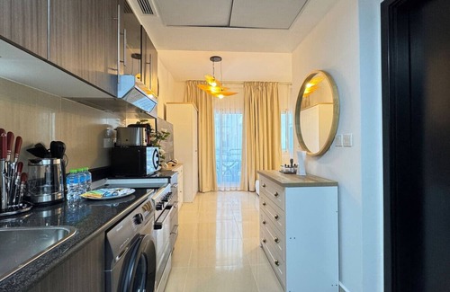 Abu Dhabi Apartment | Luxury Stay in Al Reef | Studio with Queen Bed