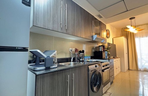 Abu Dhabi Apartment | Luxury Stay in Al Reef | Studio with Queen Bed