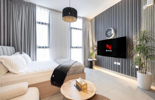 Sharjah Apartment | Luxury Studio Apartment in Al Mamsha - Pebble studio
