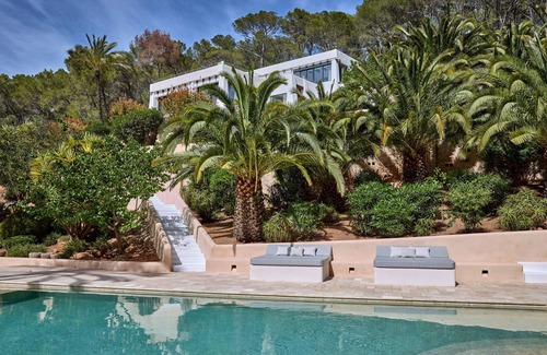 Santa Eulalia del Rio Villa | Luxury Villa Ibiza: Heated Pool & Yoga Deck, Luxury Villa Ibiza: Heated Pool & Yoga Deck