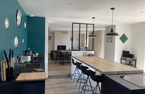 Kerlouan House | Luxury villa 4* in Kerlouan, sea and beach 80m away, quiet,heated indoor pool