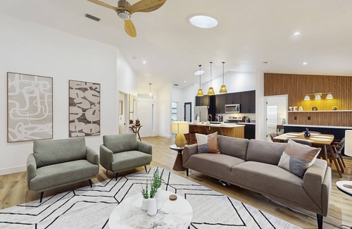 Melbourne House | Luxury waterfront home with private pool, hot tub, patio and WIFI