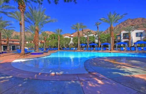 La Quinta Apartment | LV027 Upstairs Studio Overlooking Lap Pool