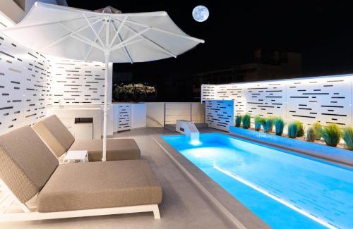 Gazi Hotel | Ma Maison No5, Private Heated Pool, Acropolis View