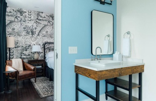 Five Points South Hotel | Madame Lou's Room at The Painted Lady! Pets Allowed, Free Parking!