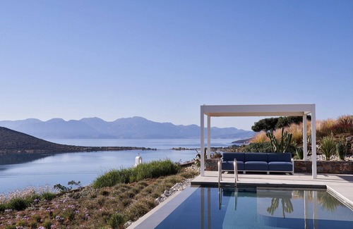 Elounda Villa | Magnificent Crete Villas | Villa Abyss | Private Heated Pool | Panoramic Sea.