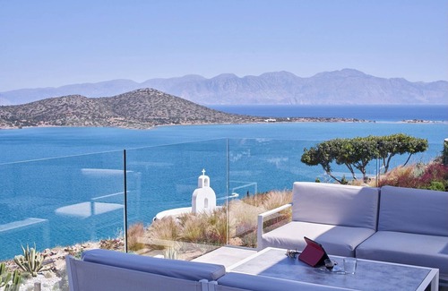 Elounda Villa | Magnificent Crete Villas | Villa Abyss | Private Heated Pool | Panoramic Sea.