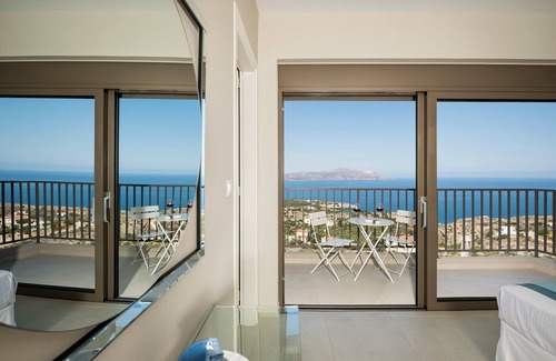 Chania Villa | Magnificent Crete Villa | Villa Opulent Horizon | 5 Bedrooms | Spacious Terrace.