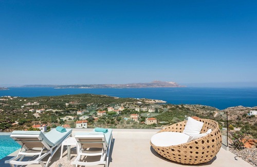 Chania Villa | Magnificent Crete Villa | Villa Opulent Horizon | 5 Bedrooms | Spacious Terrace.