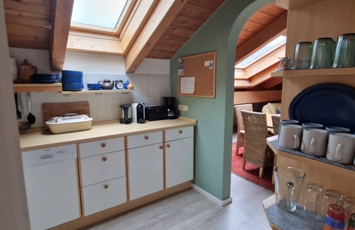 Aschau im Chiemgau Apartment | Magnificent view of the Kampenwand: ciao-aschau Kirschgarten vacation apartment