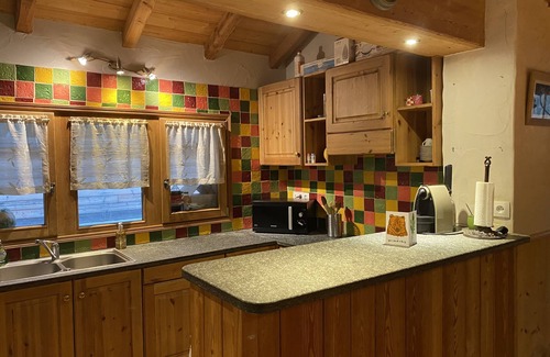 Plagne Centre Ski Chalet | Magnificent wood and stone CHALET 300 m from the ROCHE chairlift