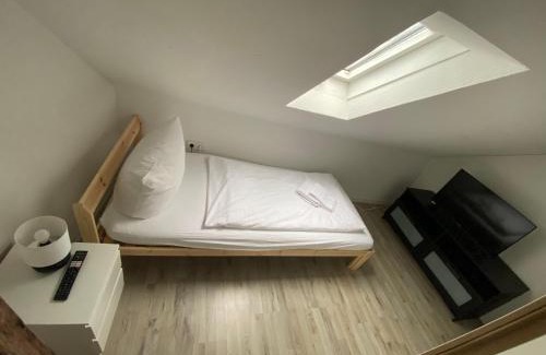 Marktbreit Apartment | Mainblick voll ausgestattet, Küche, Klima, Wanne