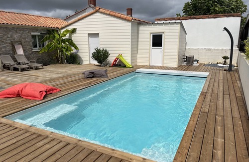 Longeville-sur-Mer Villa | Maison 3chambres Avec Piscine Chauffée