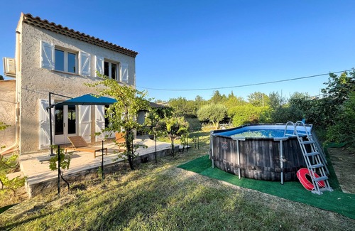 Saint-Cezaire-sur-Siagne House | Maison Familiale Calme ET Independante Avec Piscine ET Grand Terrain Arbore