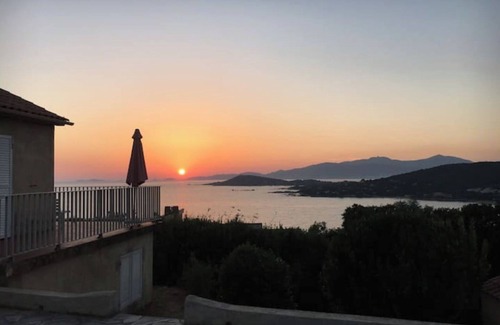 Corse-du-Sud Villa | Maison Mitoyenne vue MER et Coucher de Soleil