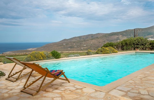 Andros Town Villa | Majestic views of Andros