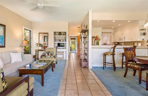 Poipu Condo | Makanui 711 - Garden/Mountain View