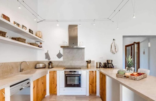 Arta Villa | Maritime garden with a stylish interior.